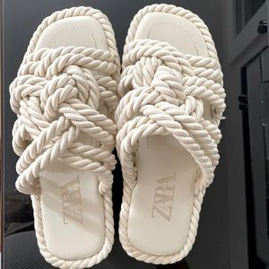 Zara Flat Rope Sandals